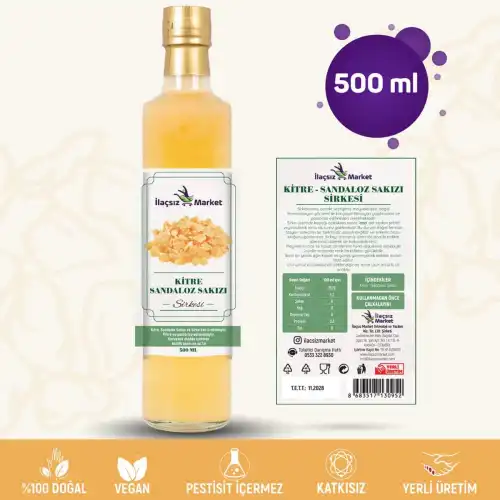 Sandaloz Sakızlı Sirke / 500 ml (Çok Keskin)