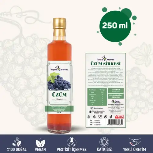 Üzüm Sirkesi / 250 ml (Çok Keskin)