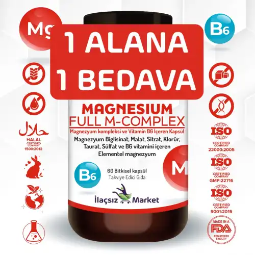Zentravit Magnezyum FULL M-COMPLEX 1 ALANA 1 BEDAVA