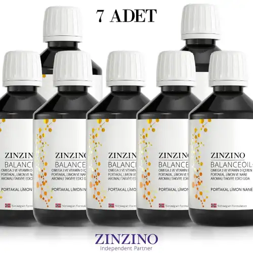 Zinzino Omega 3 - BalanceOil+ 300 ml - 7 ADET