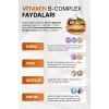 B COMPLEX VİTAMİN (Aktif B12 + Metilfolat + P5P + Biotin + B5) / 60 Çiğneme Tableti