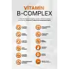 B COMPLEX VİTAMİN (Aktif B12 + Metilfolat + P5P + Biotin + B5) / 60 Çiğneme Tableti