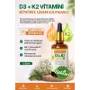 D3+K2 Shine Vegan Vitamin (Liken Kaynaklı) – %100 Bitkisel / 20 ml