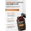B COMPLEX VİTAMİN (Aktif B12 + Metilfolat + P5P + Biotin + B5) / 60 Çiğneme Tableti