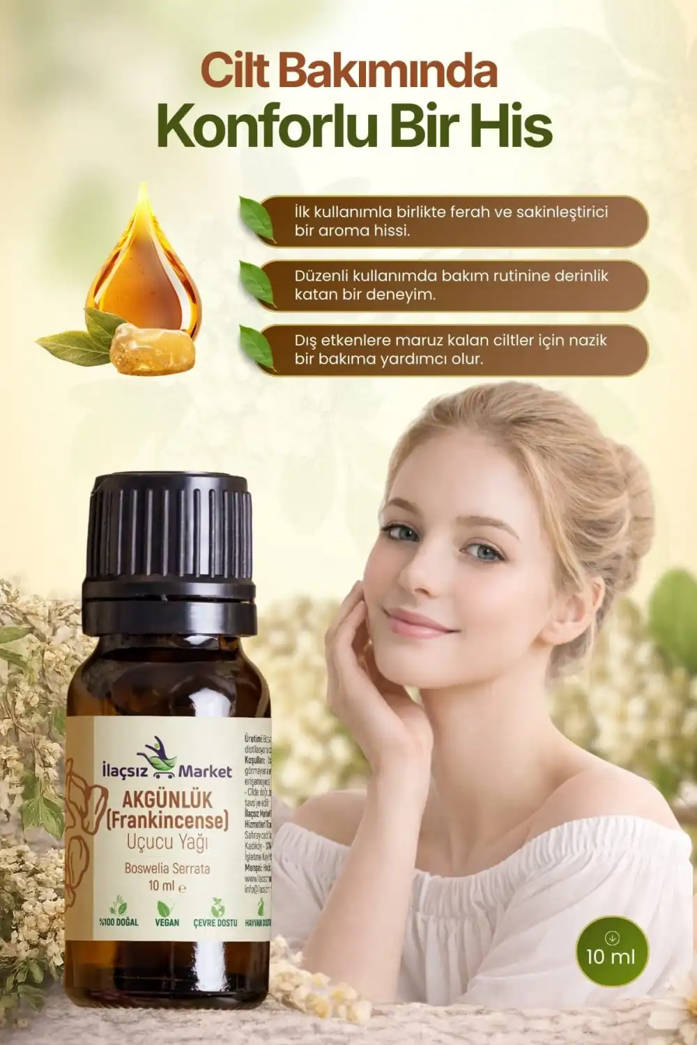 3’lü Sinerji Bakım Seti: Hint, Jojoba ve Akgünlük Yağı (%100 Saf & Soğuk Sıkım)