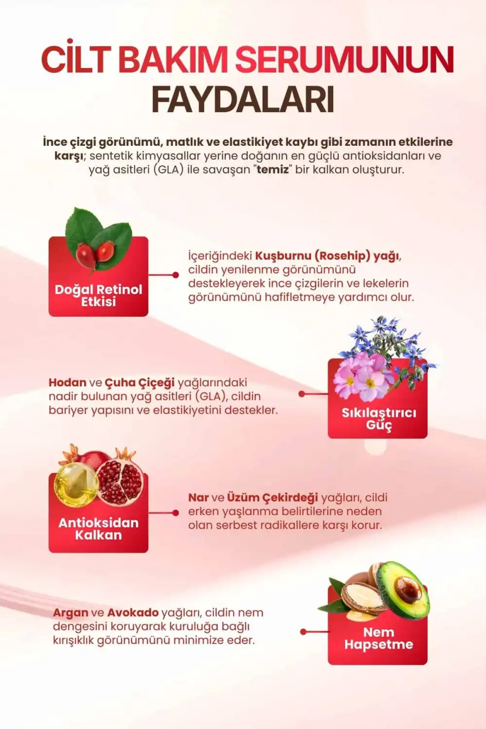 CİLT BAKIM SERUMU (15 Değerli Yağ ile Gençlik Işıltısı) / 20 ml