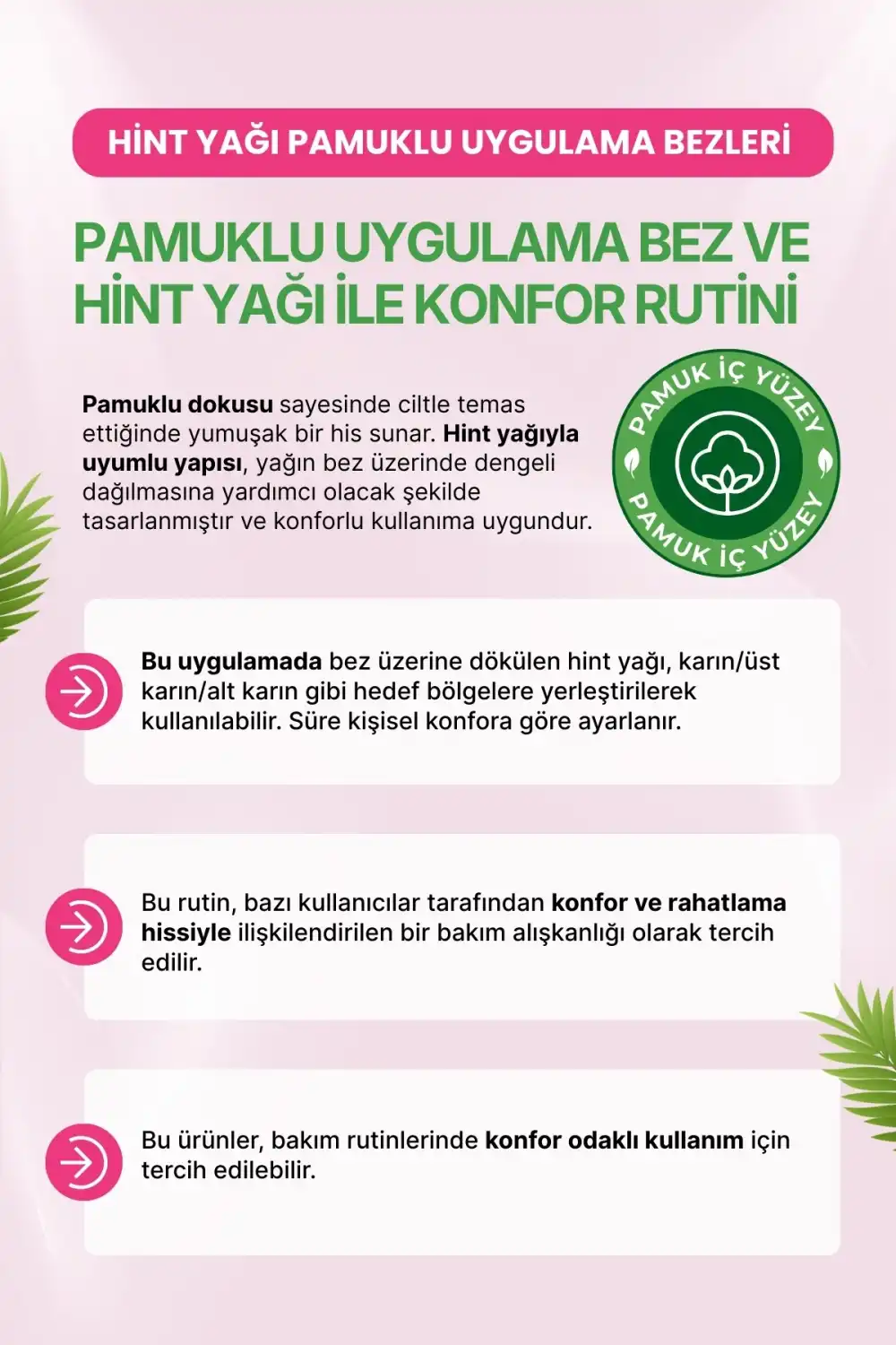 Hint Yağı Göğüs Uygulama Bezi (Castor Oil Pack) – %100 Organik & Sızdırmaz C-D CUP