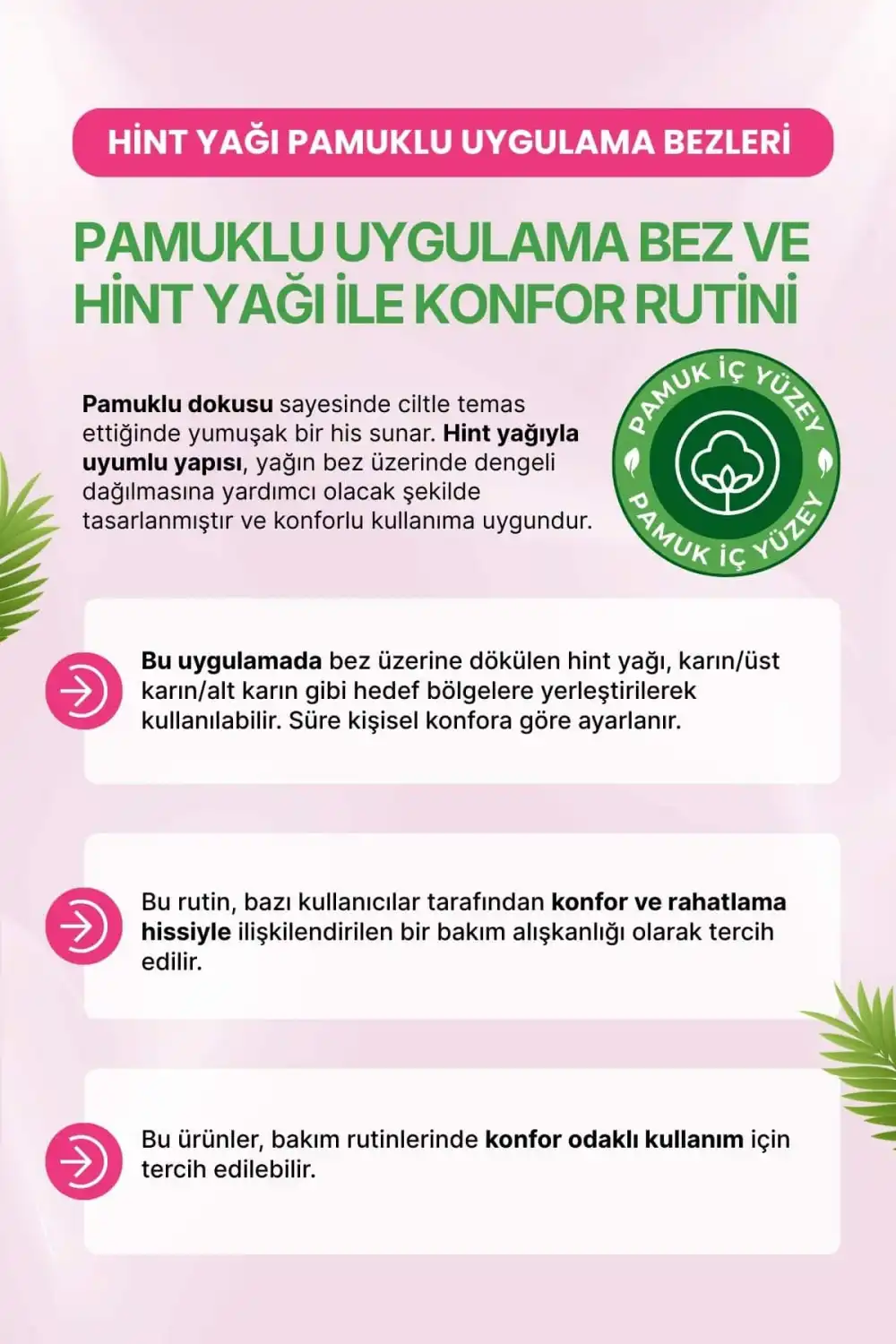 Hint Yağı Göğüs Uygulama Bezi (Castor Oil Pack) – %100 Organik & Sızdırmaz C-D CUP