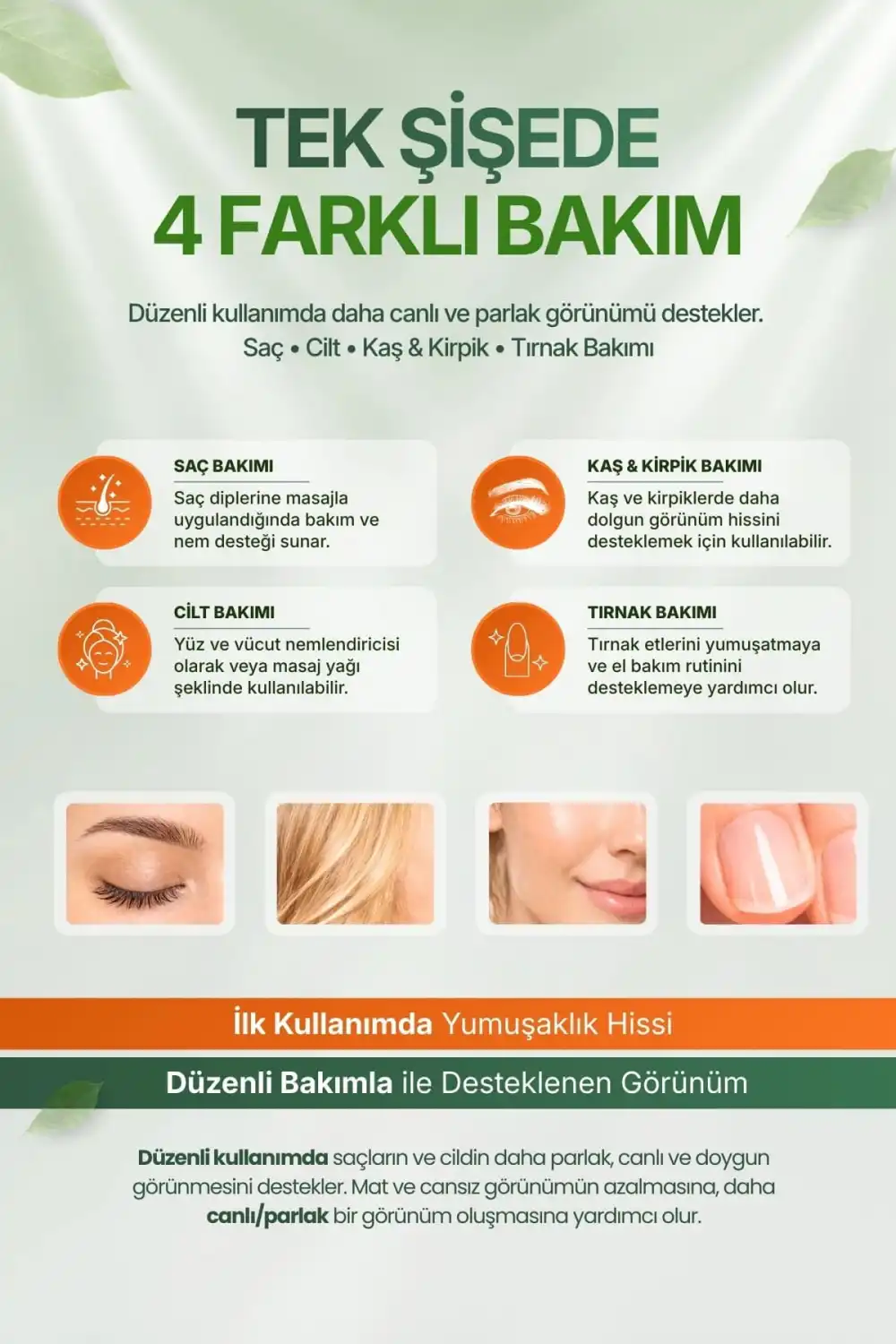 3’lü Sinerji Bakım Seti: Hint Yağı + Jojoba + Akgünlük (%100 Saf & Soğuk Sıkım)