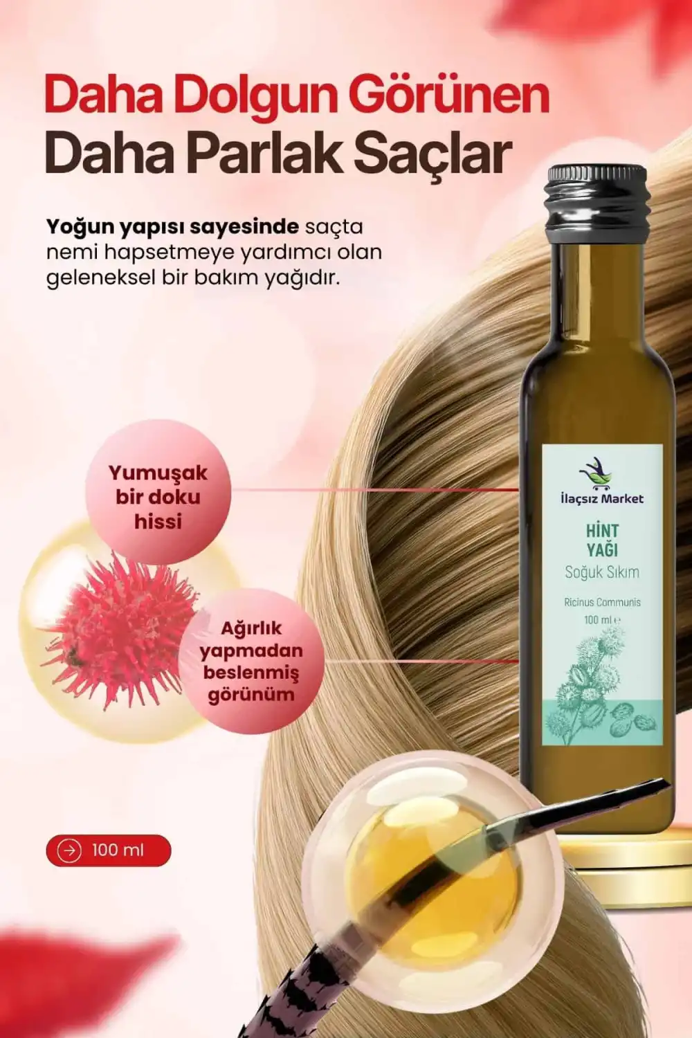 3’lü Sinerji Bakım Seti: Hint Yağı + Jojoba + Akgünlük (%100 Saf & Soğuk Sıkım)