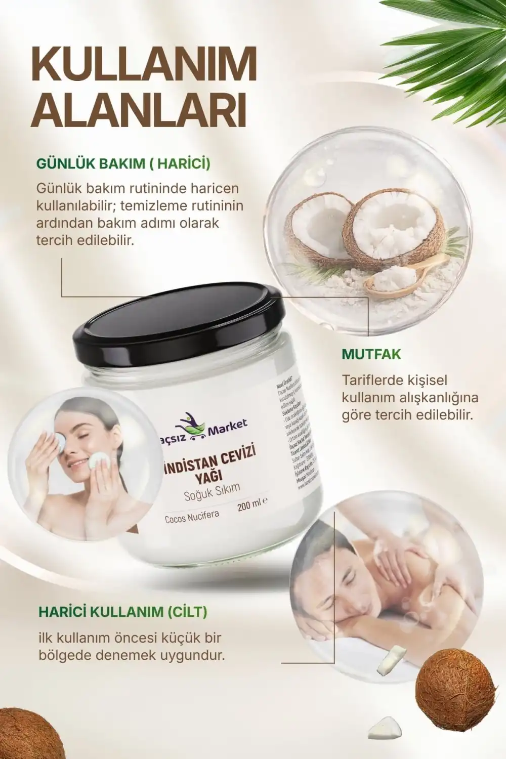 HİNDİSTAN CEVİZİ YAĞI (Soğuk Sıkım & Organik) / 200 ml