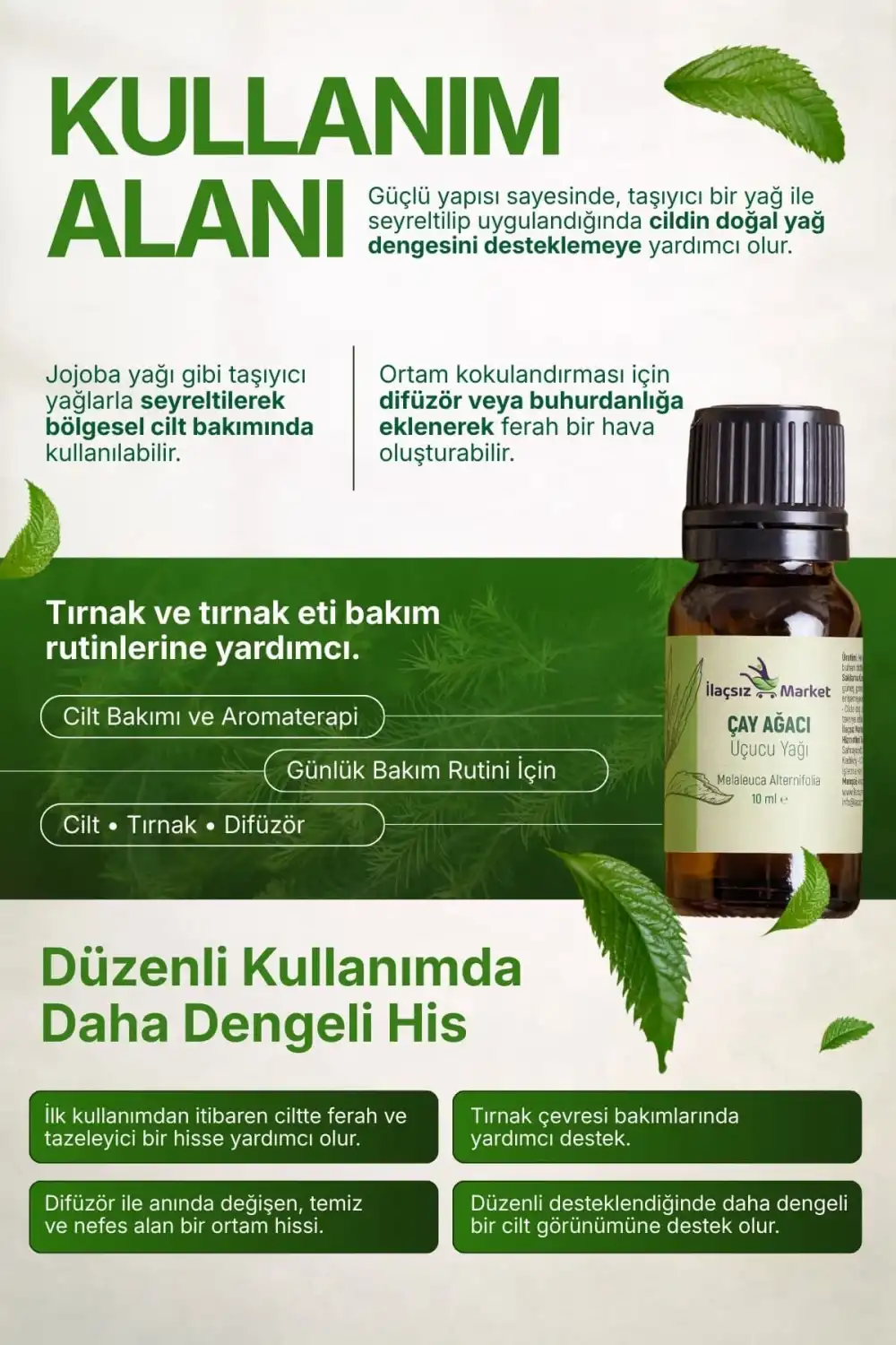 Çay Ağacı Yağı / 10 ml (Tıbbi)