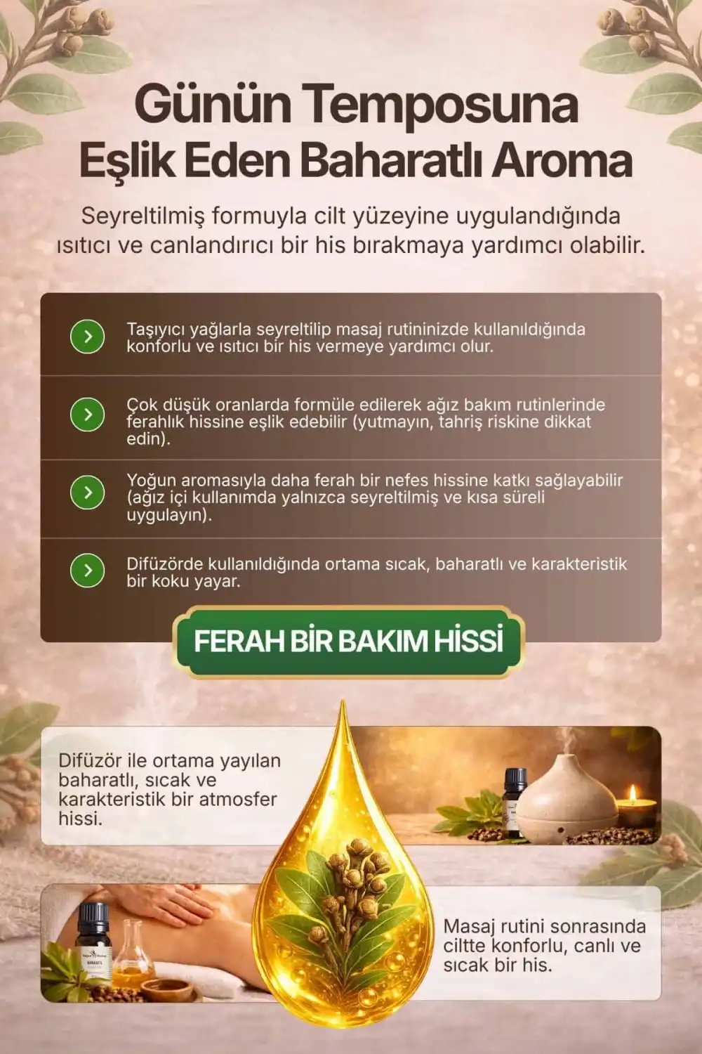Karanfil Tomurcuk Yağı / 10 ml (Tıbbi)