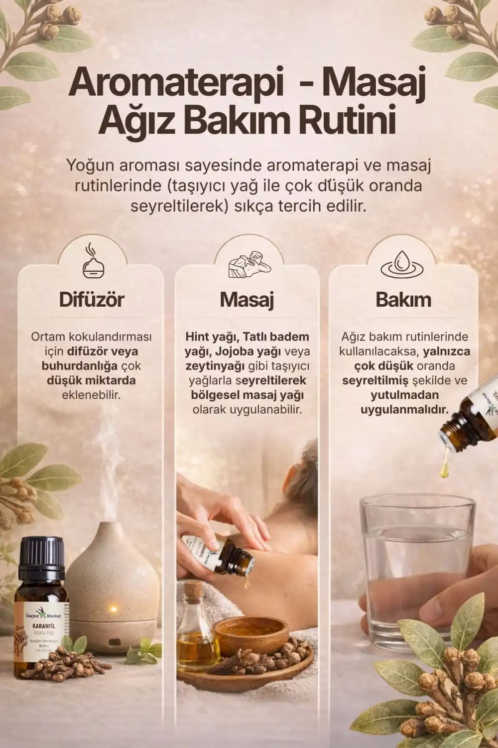 Karanfil Tomurcuk Yağı / 10 ml (Tıbbi)