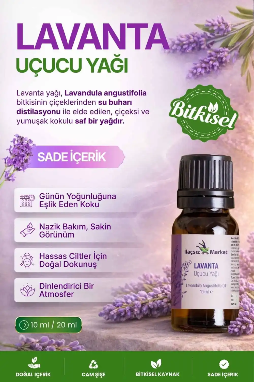 Lavanta Yağı (Angustofolia) / 10 ml (Tıbbi)