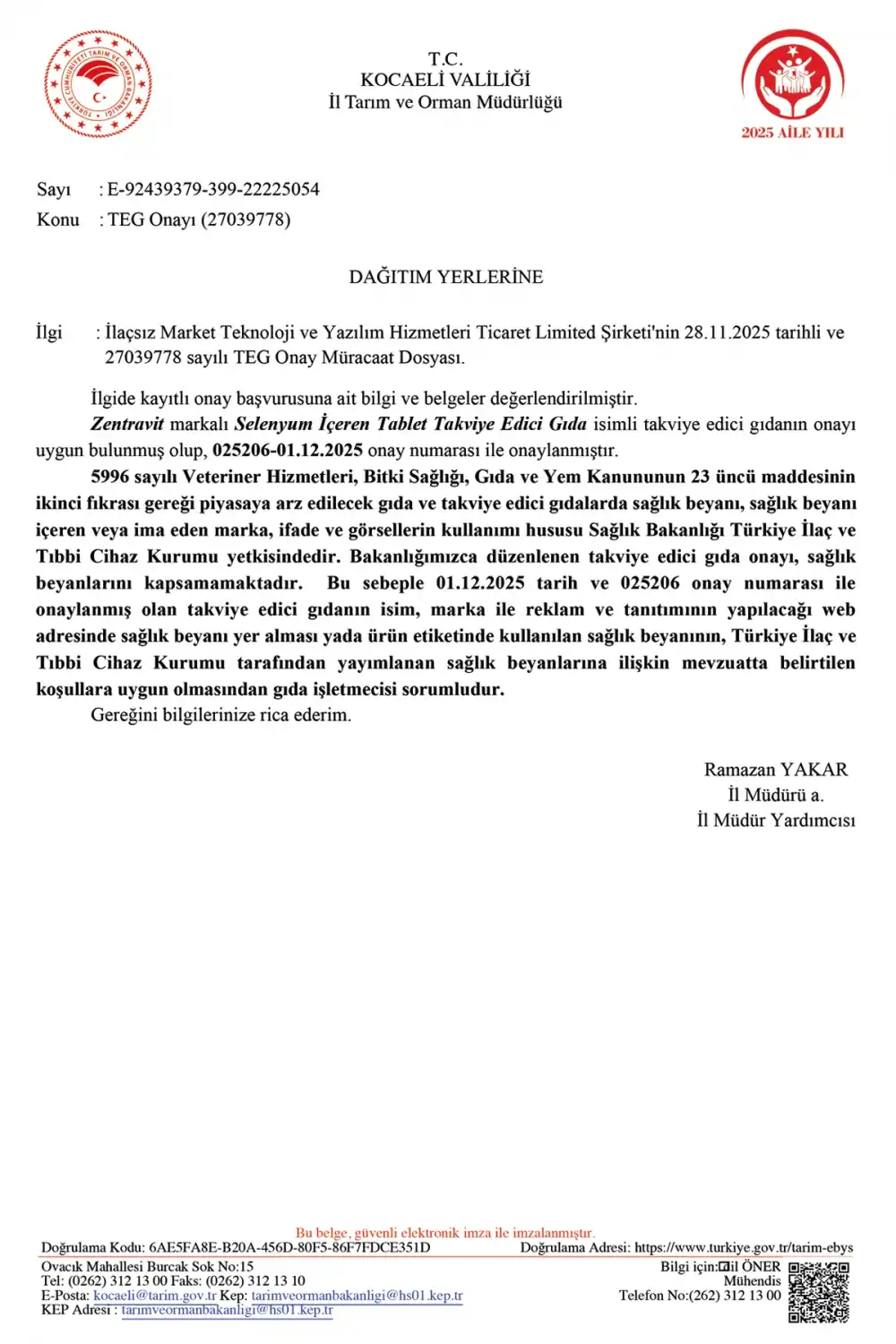 Zentravit Selenyum S-Complex Takviyesi / 120 Tablet 1 ALANA 1 BEDAVA