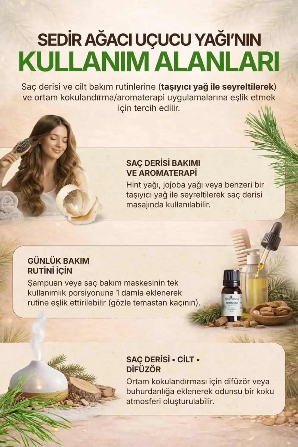 Sedir Ağacı Yağı / 10 ml (Tıbbi)