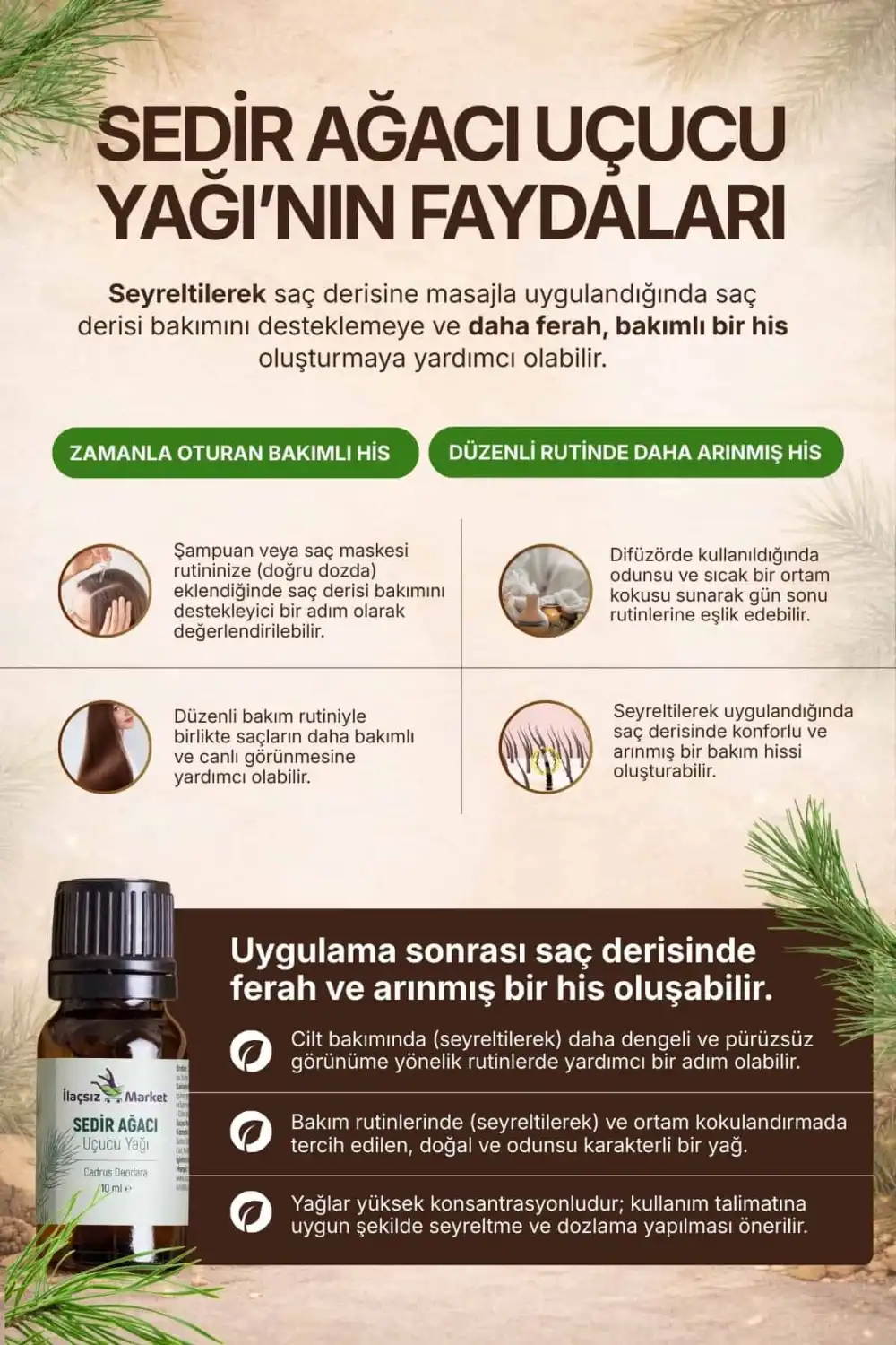 Sedir Ağacı Yağı / 10 ml (Tıbbi)