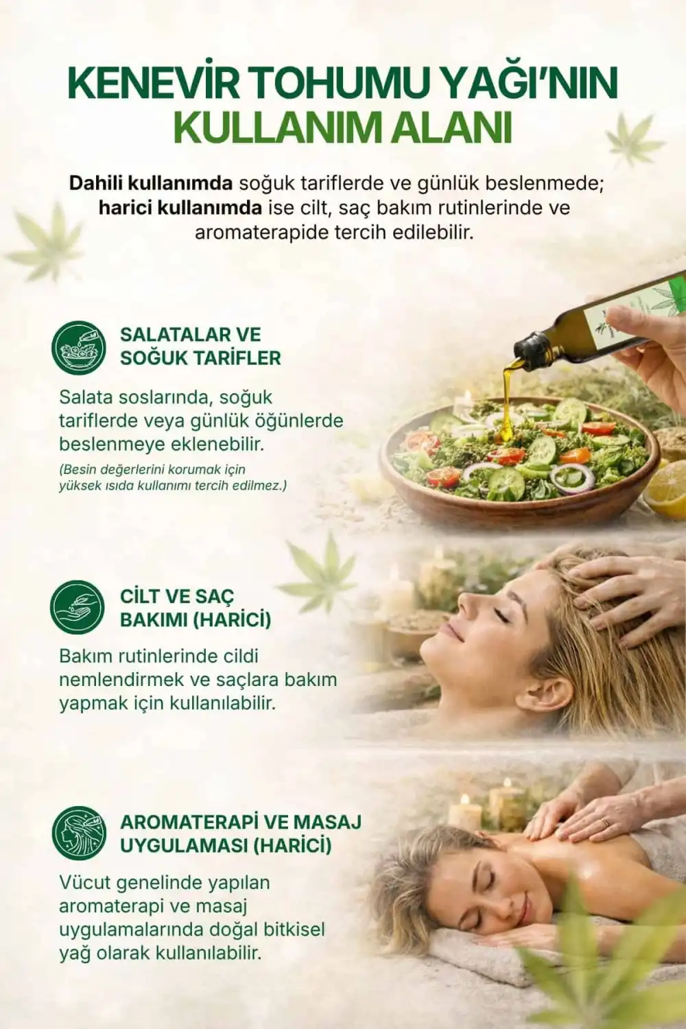 Kenevir Yağı / 100 ml.