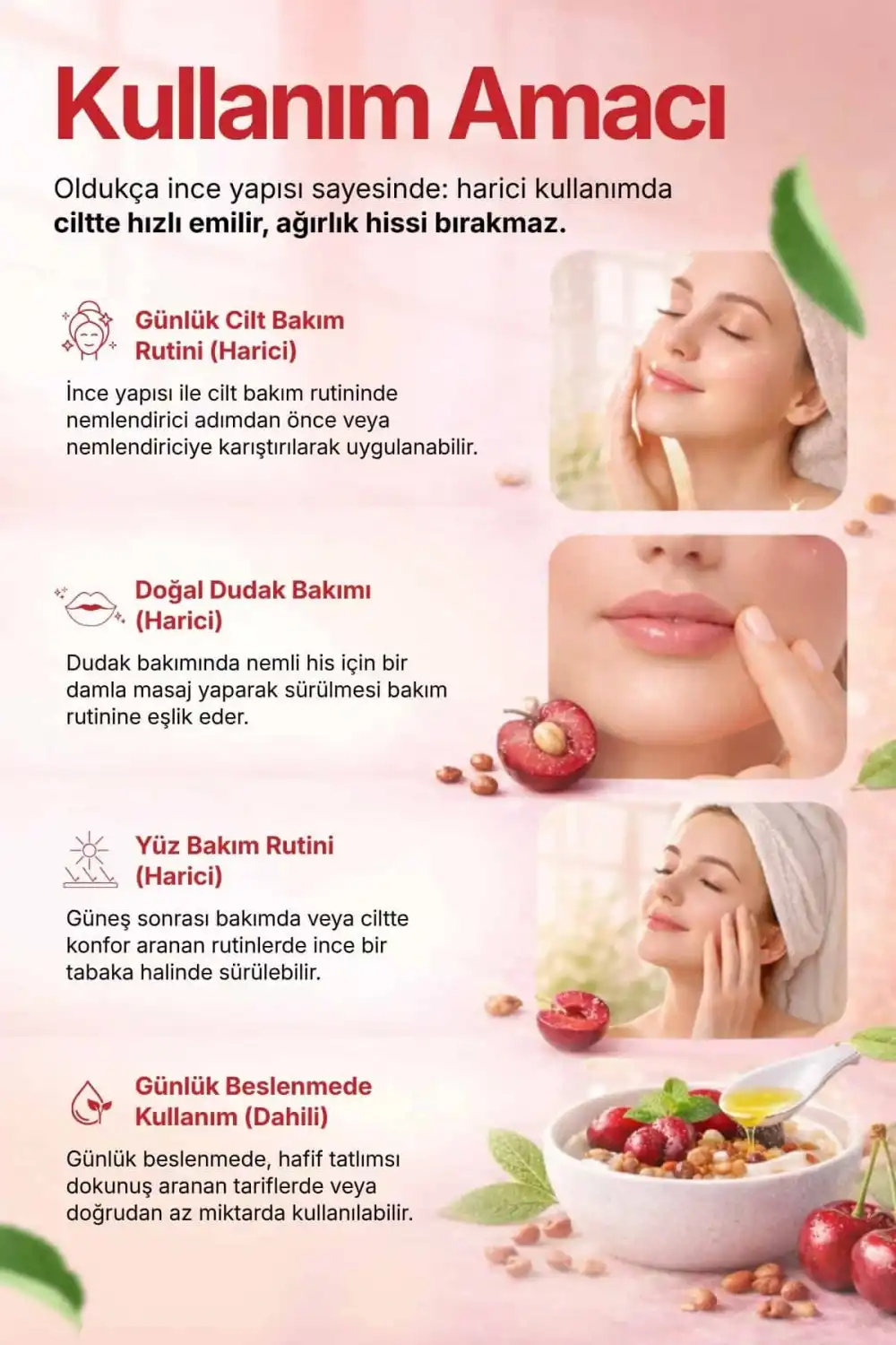 Vişne Çekirdeği Yağı / 50 ml