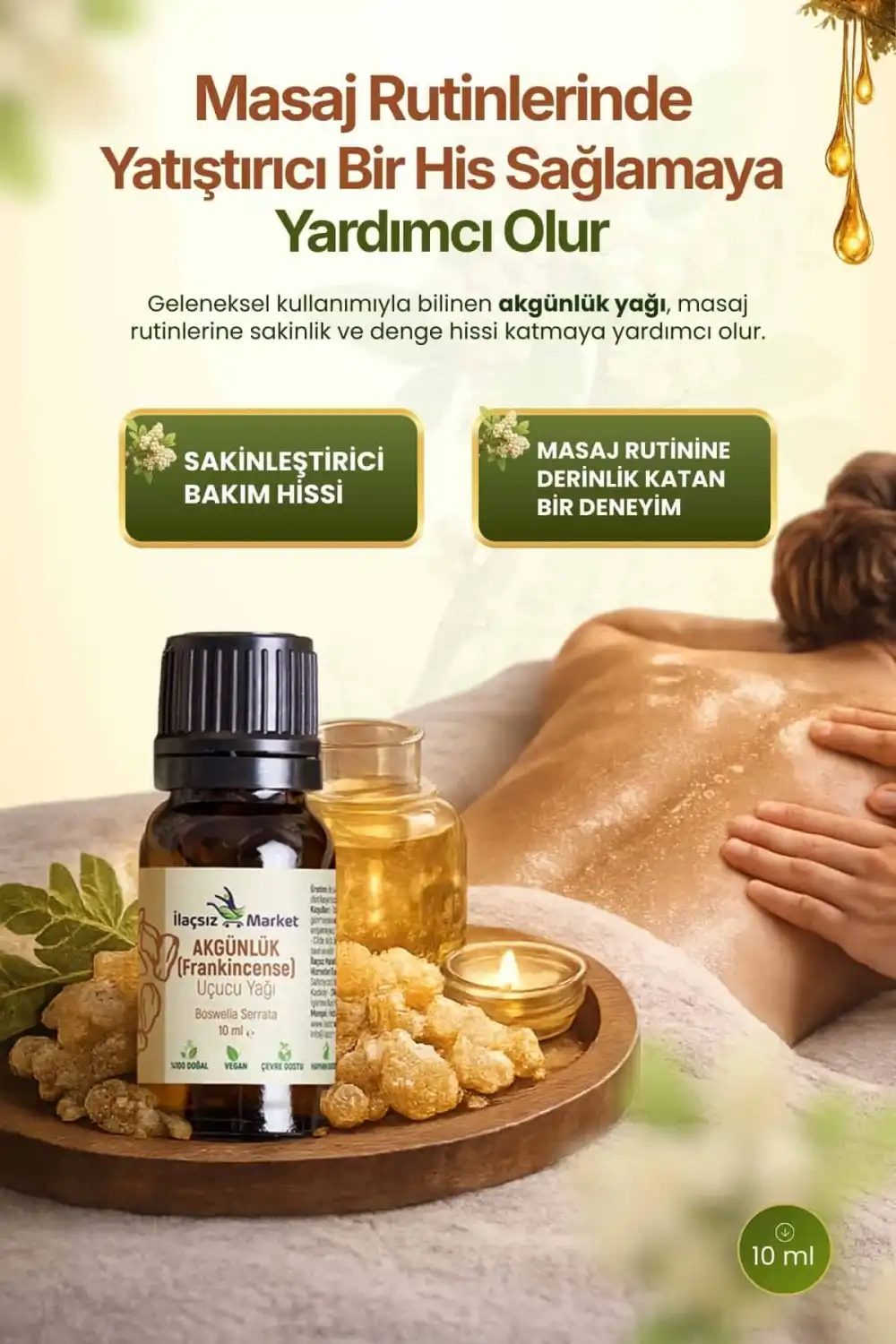 Akgünlük Yağı (Frankincense Yağı) / 10 ml (Tıbbi)