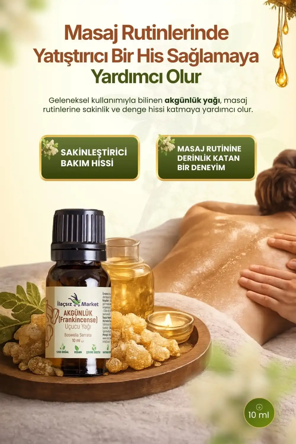 Akgünlük Yağı (Frankincense Yağı) / 10 ml (Tıbbi)