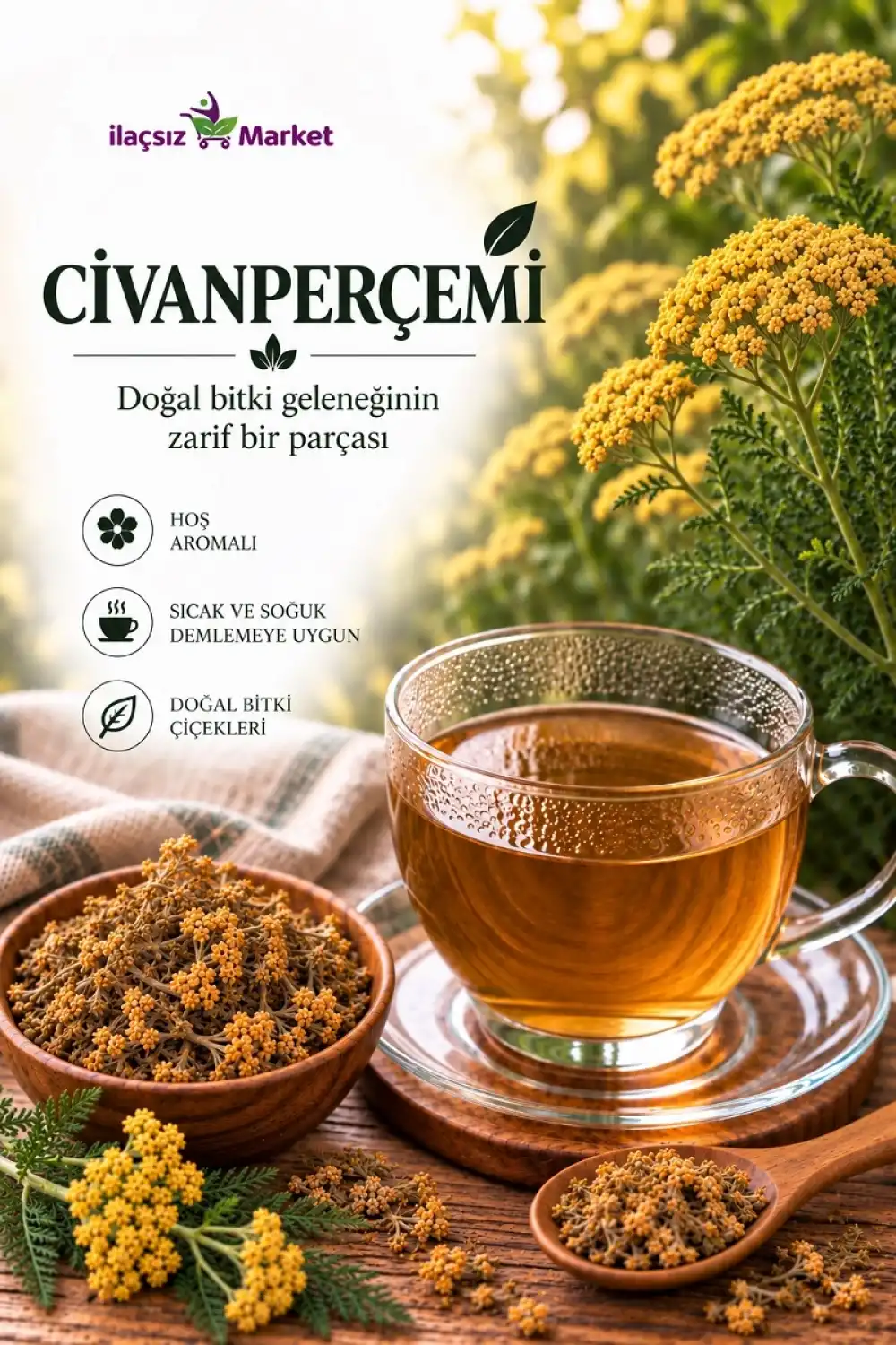 Civanperçemi (Achillea Millefolium) / 50 gr