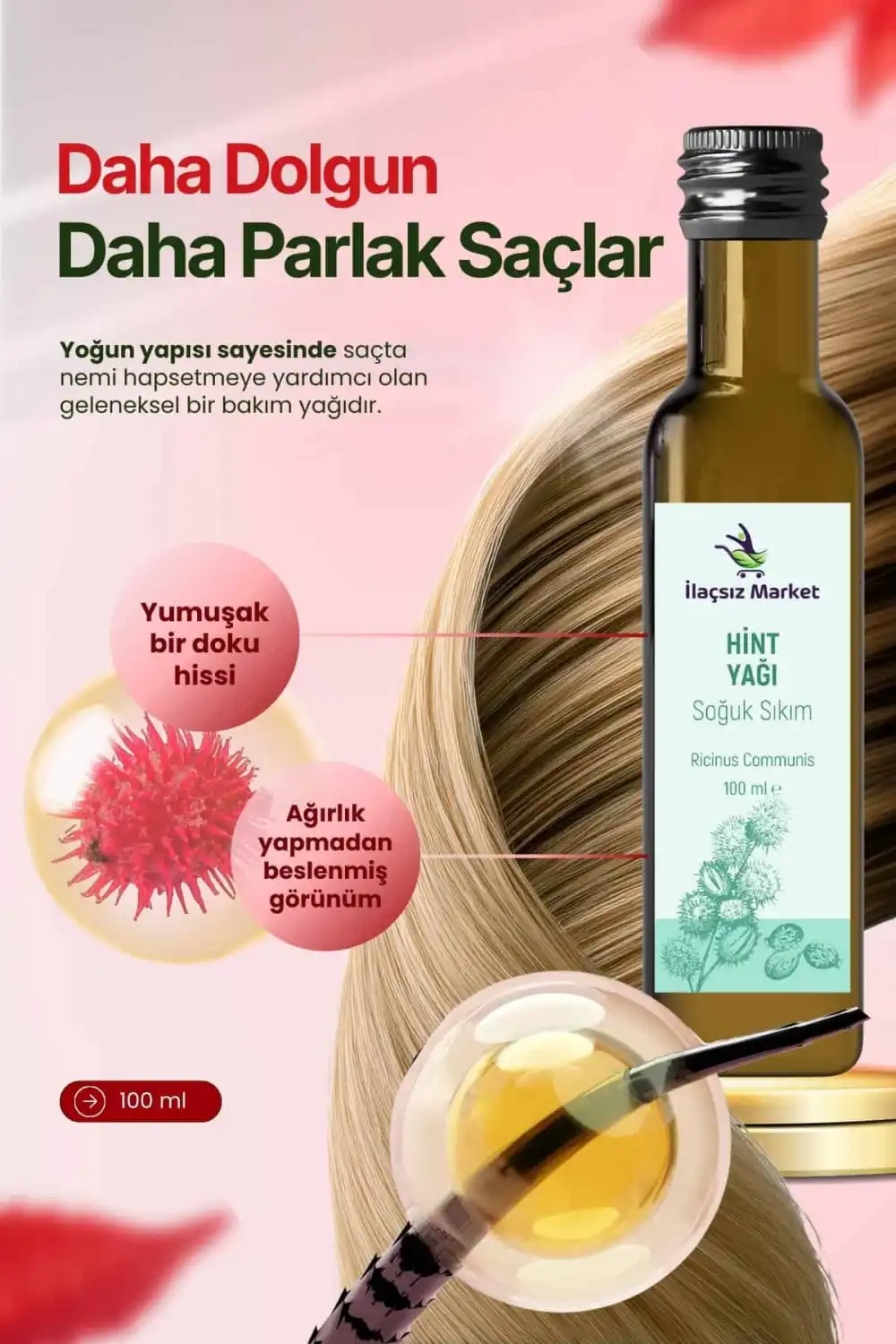 Hint Yağı / 100 ml. Soğuk Sıkım (HEXANSIZ)