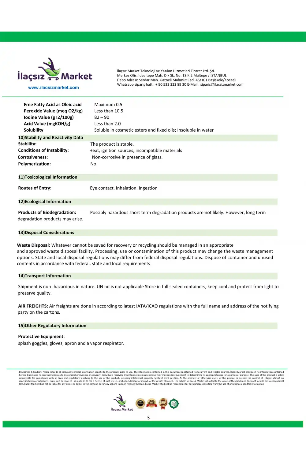 Hint Yağı / 100 ml. Soğuk Sıkım (HEXANSIZ)