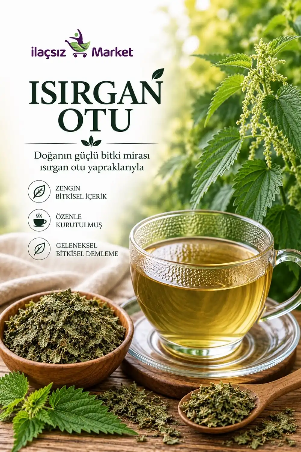 Isırgan Otu (Urtica Dioica) / 50 gr