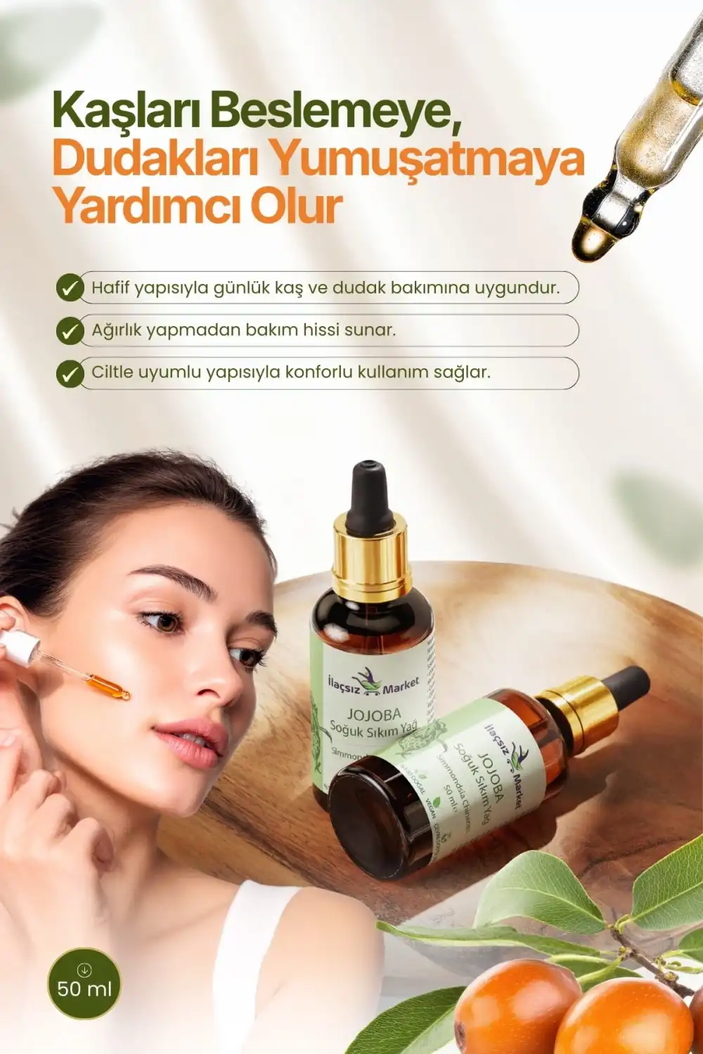 Jojoba Yağı / 50 ml.