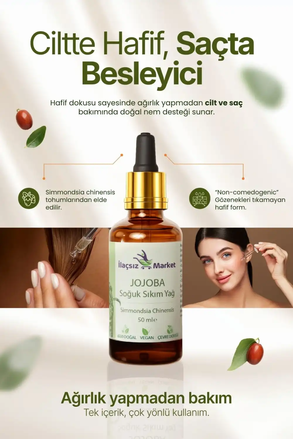 Jojoba Yağı / 50 ml.