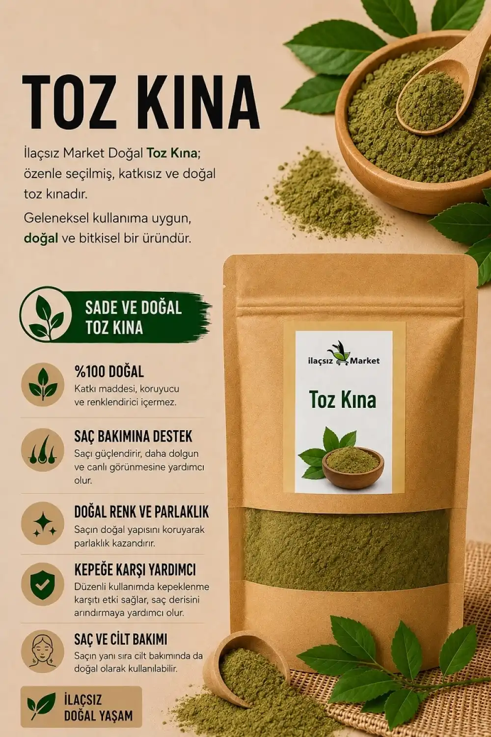Kına (Toz) / 50 gr.