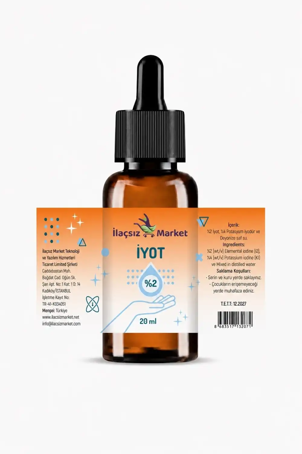 Lugol İyot Çözelti (%2lik) / 20 ml