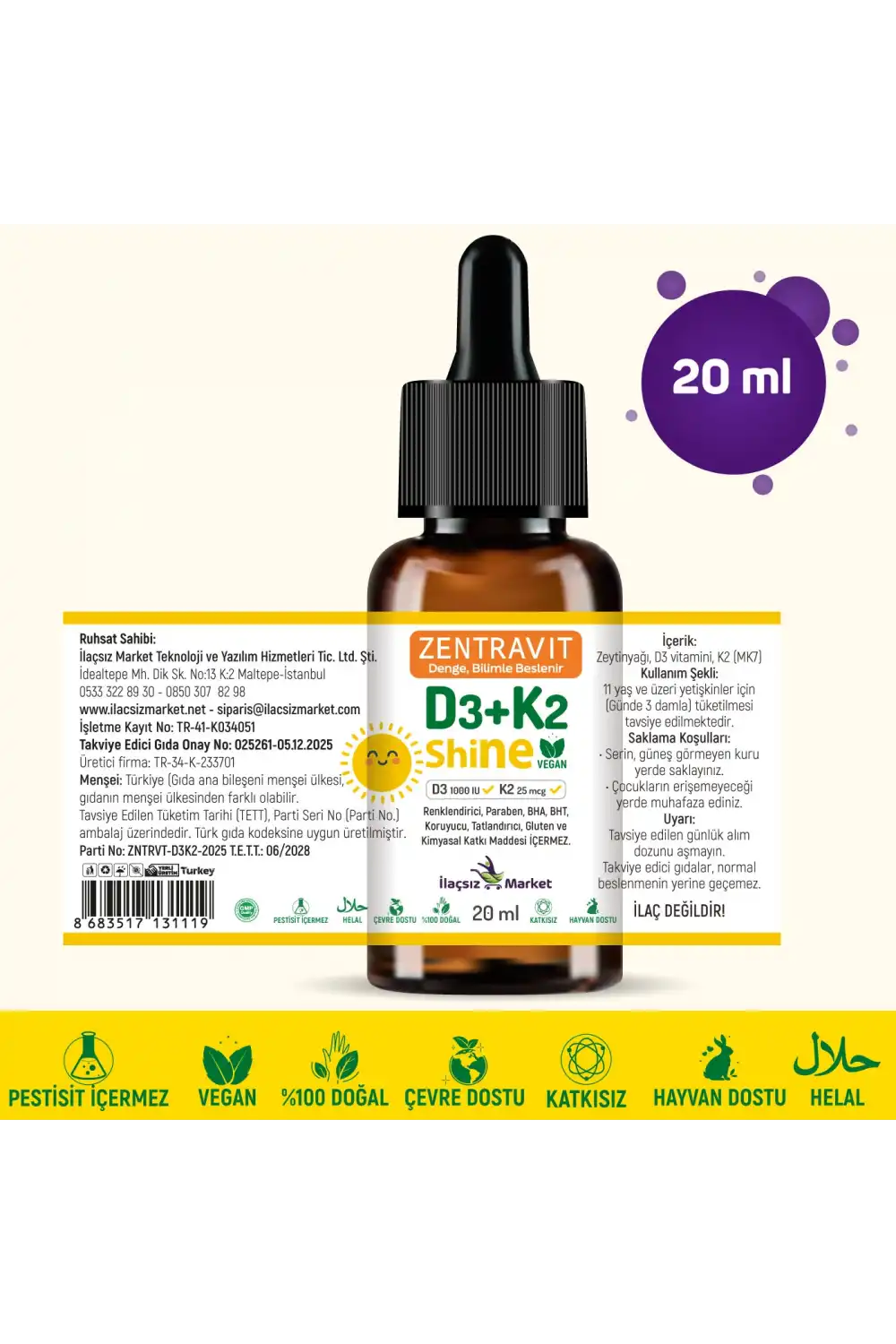 Muhteşem 3lü Sinerji Paketi: Magnezyum M-Complex + Selenyum S-Complex + Vegan D3K2