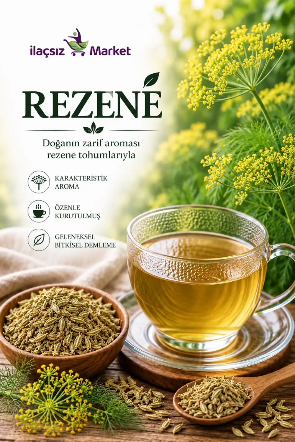 Rezene (Foeniculum Vulgare) / 50 gr