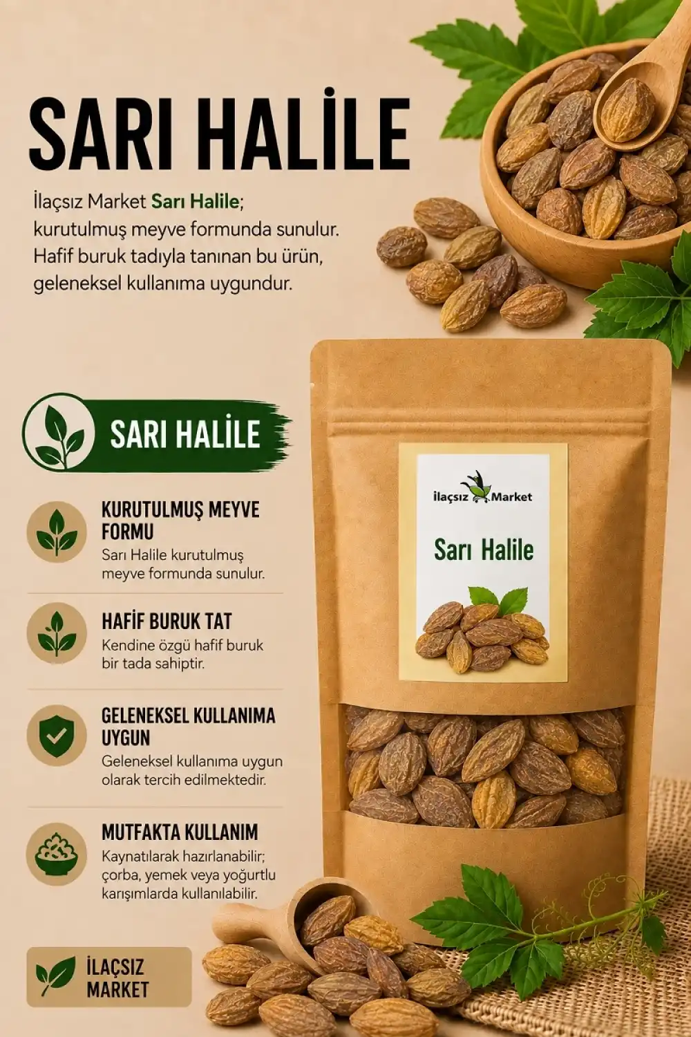Sarı Halile (Terminalia Citrina) / 100 gr