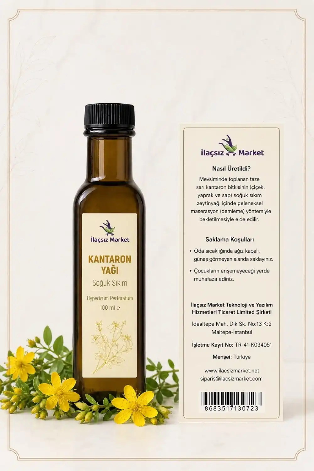 Sarı Kantaron Yağı (Hypericum Perforatum) – Maserasyon / 100 ml