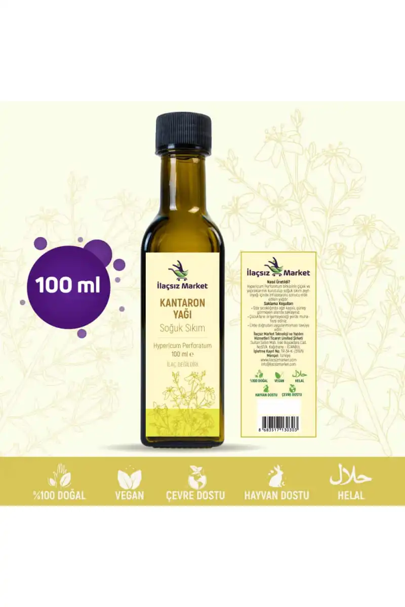 Kantaron Yağı / 100 ml. (Kırmızı)