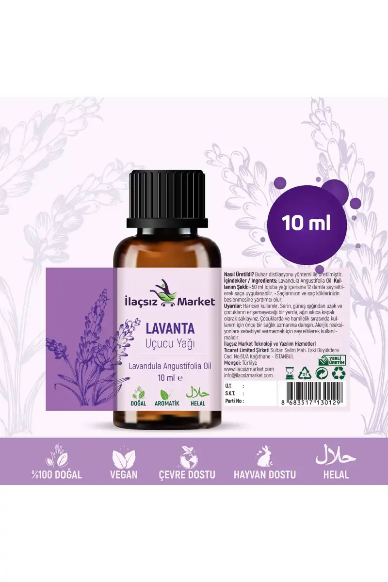 Lavanta Yağı (Angustofolia) / 10 ml (Tıbbi)