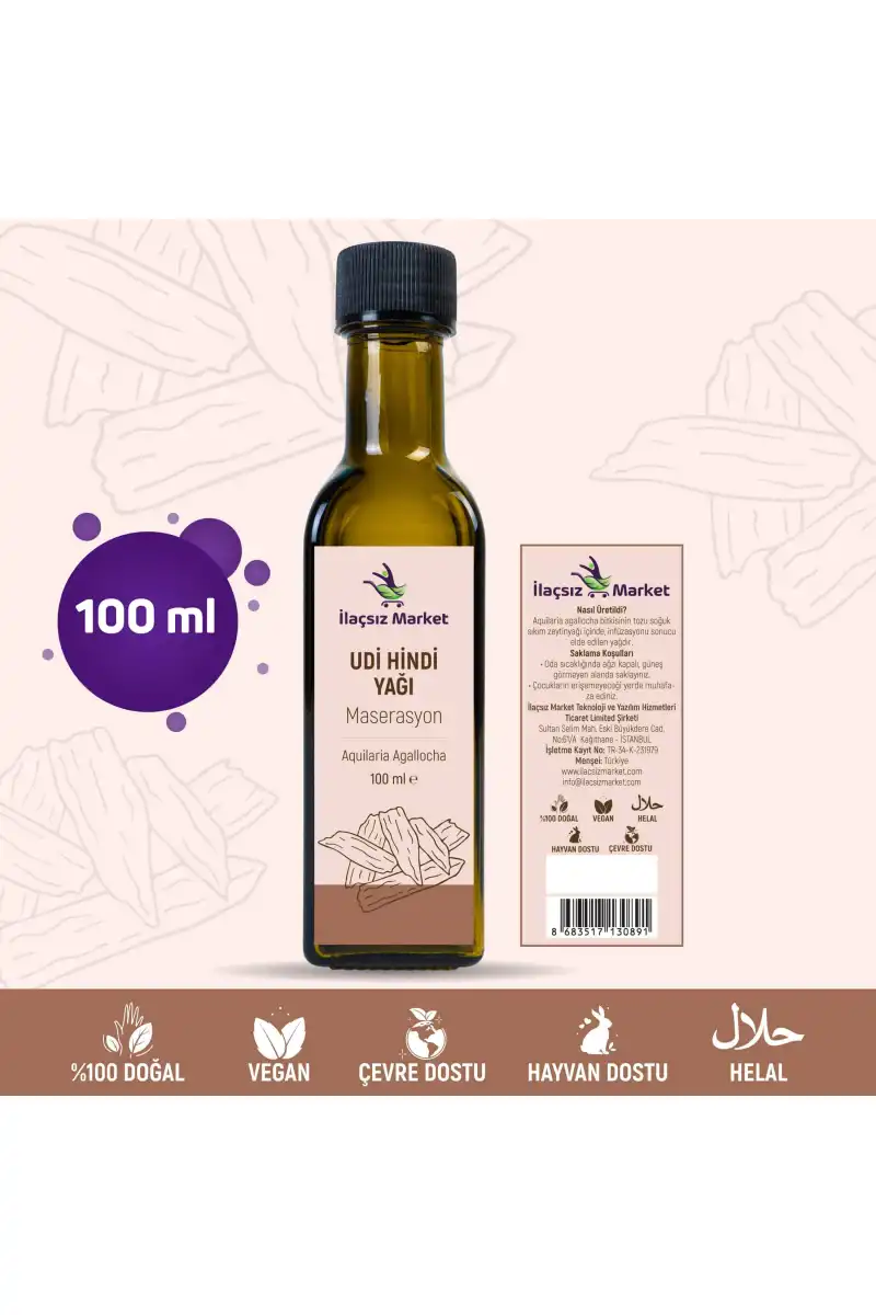 Udi Hindi Yağı / 100 ml