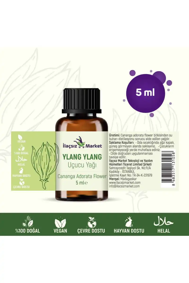 Ylang Ylang Yağı / 5 ml (Tıbbi)