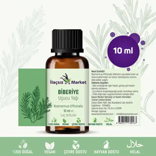 Biberiye Yağı / 10 ml (Tıbbi)