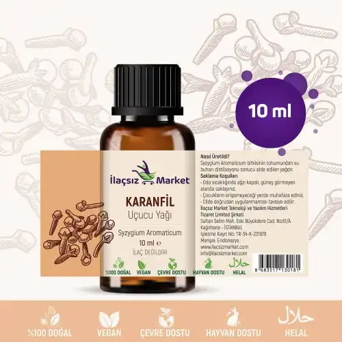 Karanfil Tomurcuk Yağı / 10 ml (Tıbbi)