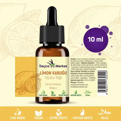 Limon Kabuğu Yağı / 10 ml (Tıbbi)