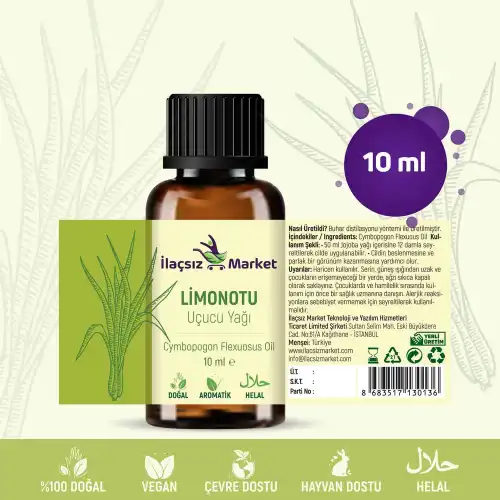 Limon Otu Yağı / 10 ml (Tıbbi)