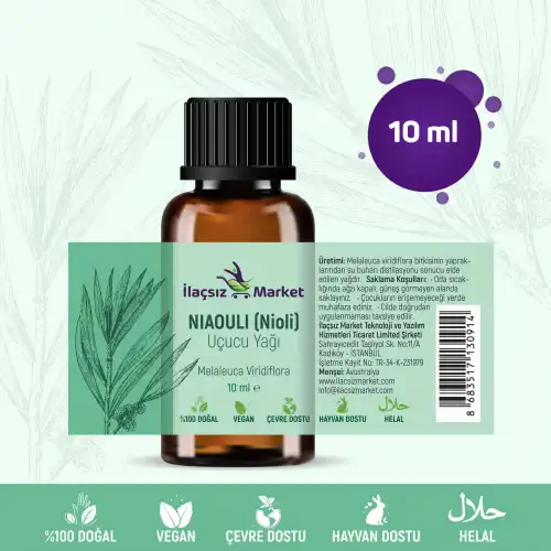 Niaouli Yağı / 10 ml (Tıbbi) (Nioli diye okunur)