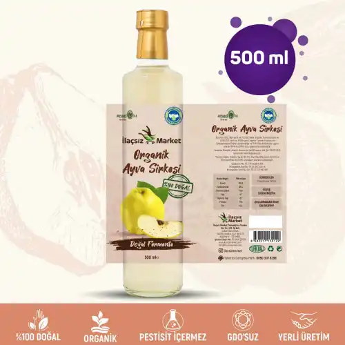 Organik Ayva Sirkesi / 500 ml