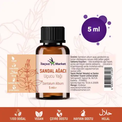 Sandal Ağacı Yağı / 5 ml (Tıbbi)