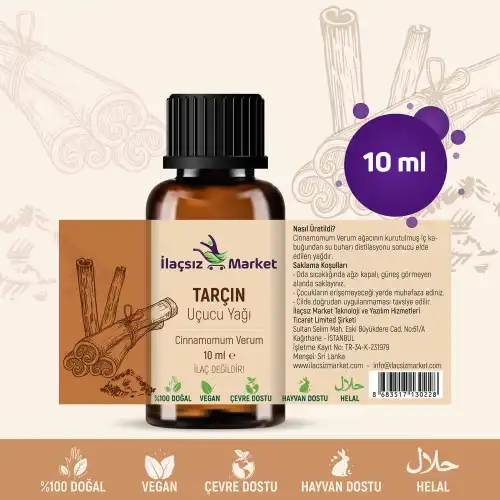 Tarçın Yağı / 10 ml (Tıbbi) Seylan Tarçın